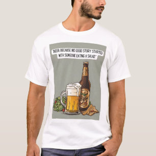 T-shirt Citation de bière