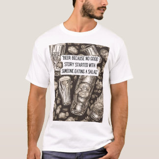 T-shirt Citation de bière