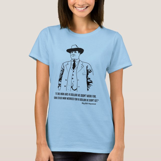 T-shirt Citation de Big Bill Haywood (Devant)
