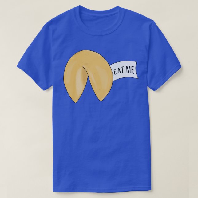 T-shirt Citation de biscuit Eat Me Fortune (Design devant)