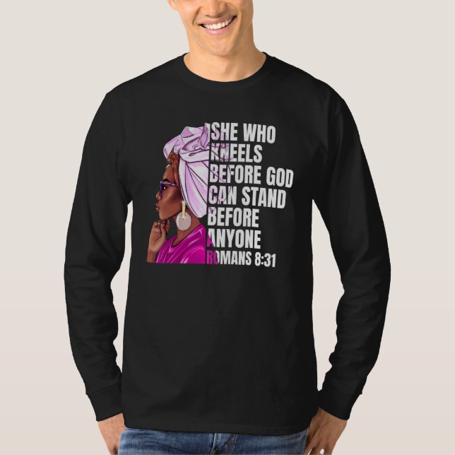 T-shirt Citation de Black Woman African American History (Devant)