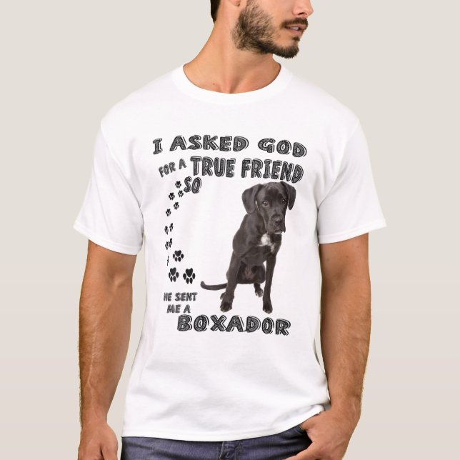 T-shirt Citation de Boxador Maman, Costume papa de Boxerla (Devant)