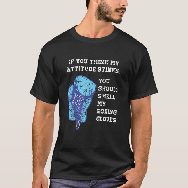 T-shirt Citation De Boxe Pour Hommes Et Gants De Boxer Vin (Devant)