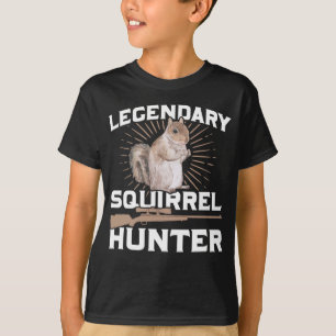 T-shirt Citation de chasse à l'écureuil drôle Forent Anima