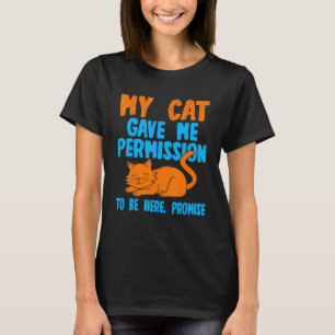T-shirt Citation de chat drôle disant propriétaire de chat