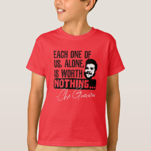 T-shirt Citation De Che Guevara - Chacune Ne Vaut Rien