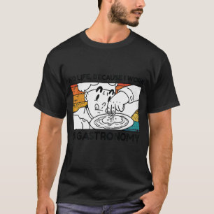 T-shirt Citation de chef vintage Pas de vie Je travaille d