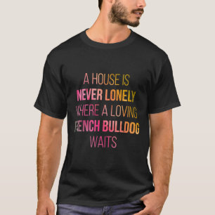 T-shirt Citation De Chien À Coudre Français En Aquarelle