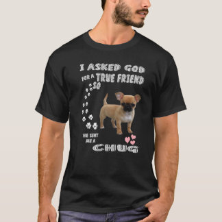 T-shirt Citation de chien Chihuahua Pug Maman Pugwawa Papa