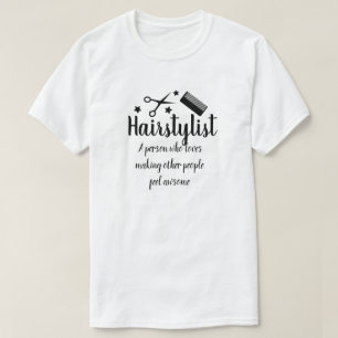 T-shirt Citation de coiffeur Drôle Etoiles de coiffeur