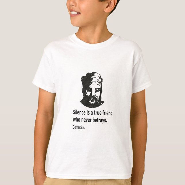 T-shirt Citation De Confucius (Devant)
