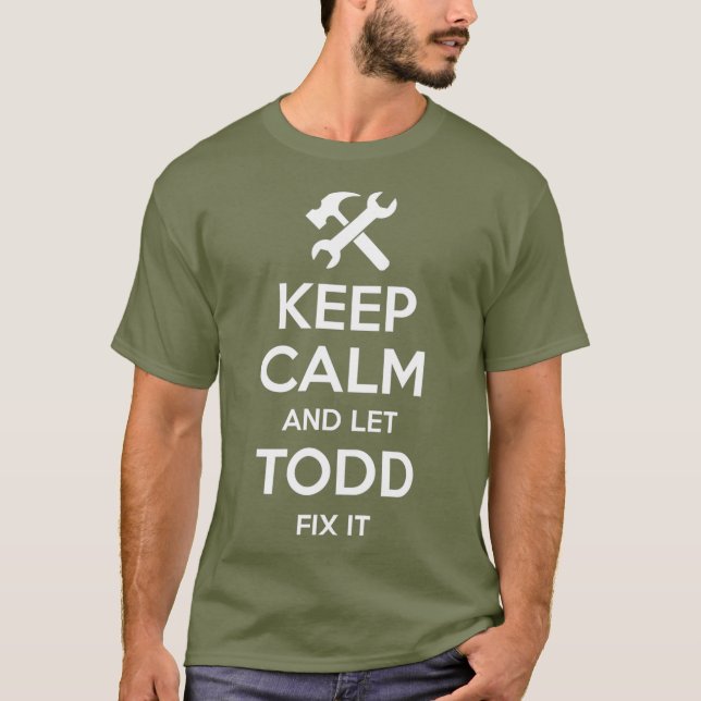 T-shirt Citation de correction de TODD drôle Anniversaire  (Devant)
