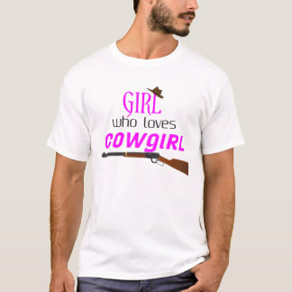 T-shirt Citation de cow-girl amusante