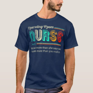 T-shirt Citation de définition amusante pour l'infirmière 