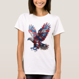 T-shirt Citation de design Cool Silver EAGLE