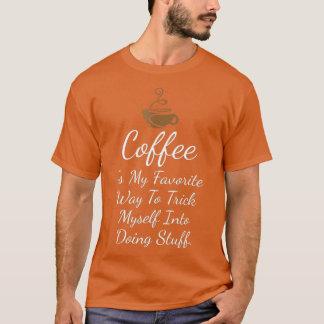 T-shirt Citation de discours de café pour Snobs de café