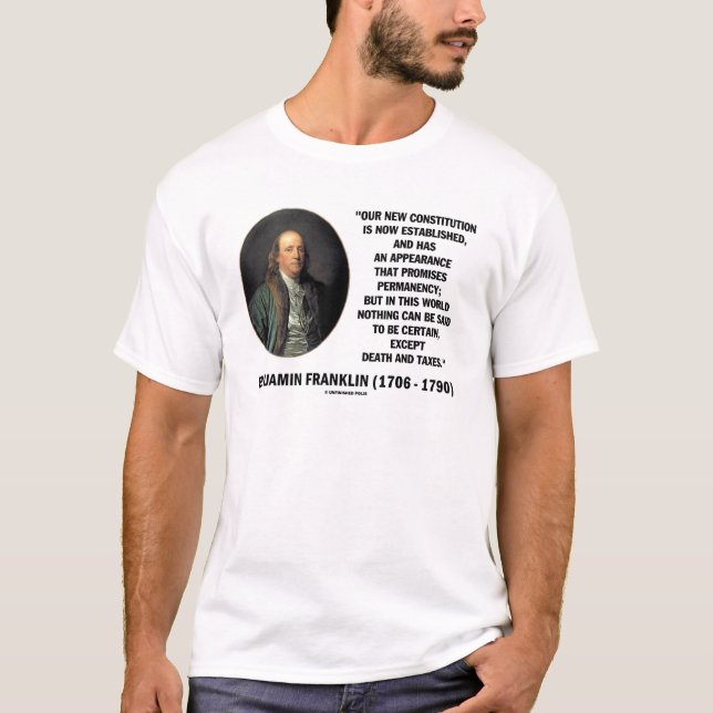 T-shirt Citation de droits de succession de Benjamin (Devant)