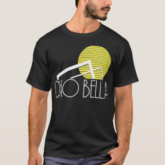T-shirt Citation De Femmes Ciao Bella Italie En VNeck Ital