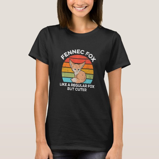 T-shirt Citation De Fennec Vixen Pour Un Expert Fennec Fox (Devant)