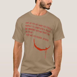 T-shirt Citation de film Joker Joaquin Phoeni rétro