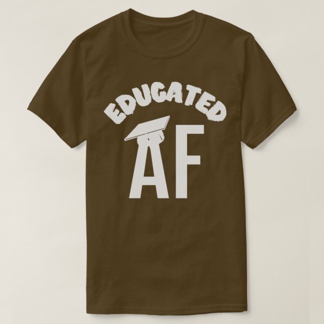 T-shirt Citation de fin d'études amusante de la AF instrui (Design devant)
