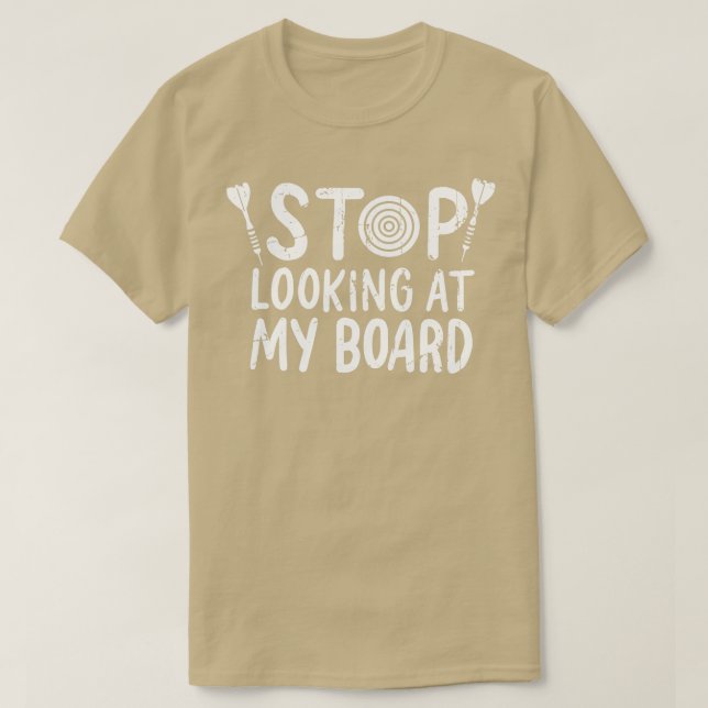 T-shirt Citation de fléchettes amusantes (1) (Design devant)