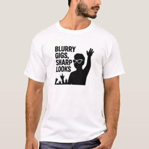T-shirt Citation de foule lunettes de soleil noires pour s