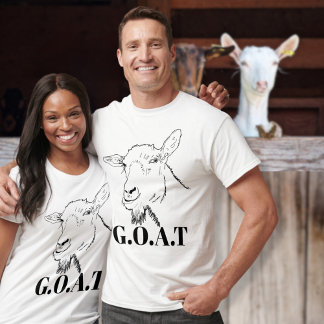 T-shirt Citation de G.O.A.T Dessin drôle de chèvre