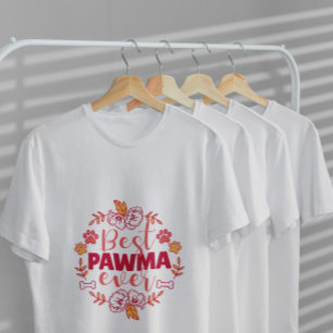 T-shirt Citation de grand-mère de chien Nature