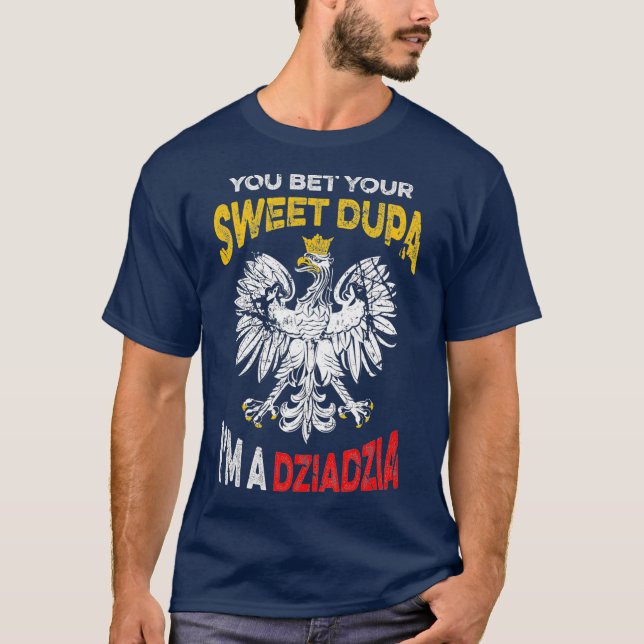 T-shirt Citation de grand-père polonais Hilarié Dziadzia (Devant)