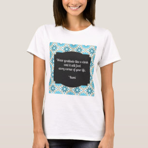 T-shirt Citation de Gratitude Rumi