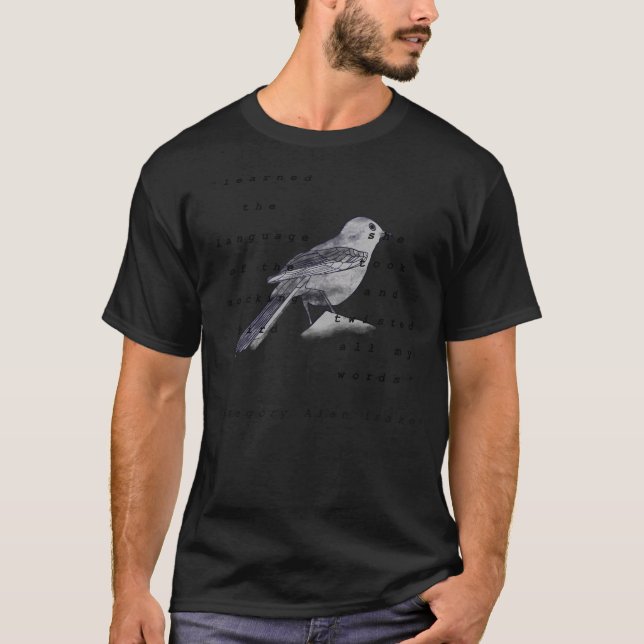 T-shirt Citation de Gregory Alan Isakov Mockingbird (Devant)