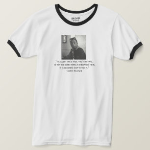 T-shirt Citation de James Baldwin
