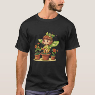 T-shirt Citation de jardinier fée pour ceux à la main vert