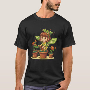 T-shirt Citation de jardinier fée pour la jolie verte-pouc