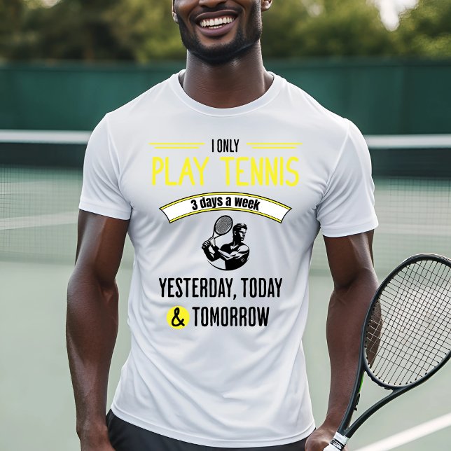 T-shirt Citation de jeu de tennis amusant (Créateur téléchargé)