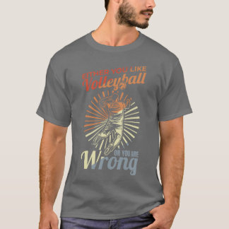 T-shirt Citation de joueur de volley-ball famille