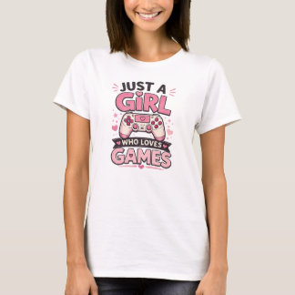 T-shirt Citation de joueuse Citation Manette Rose Art