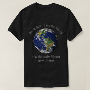 T-shirt Citation de Jour des terres amusante - Sauvez le m