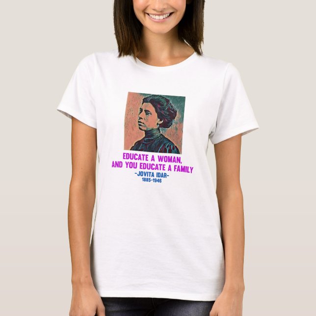 T-shirt Citation de Jovita Idar (Devant)