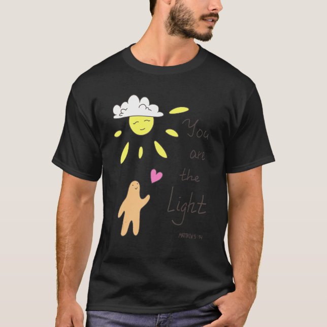 T-shirt Citation de la Bible chrétienne Matthew 514 Vous ê (Devant)