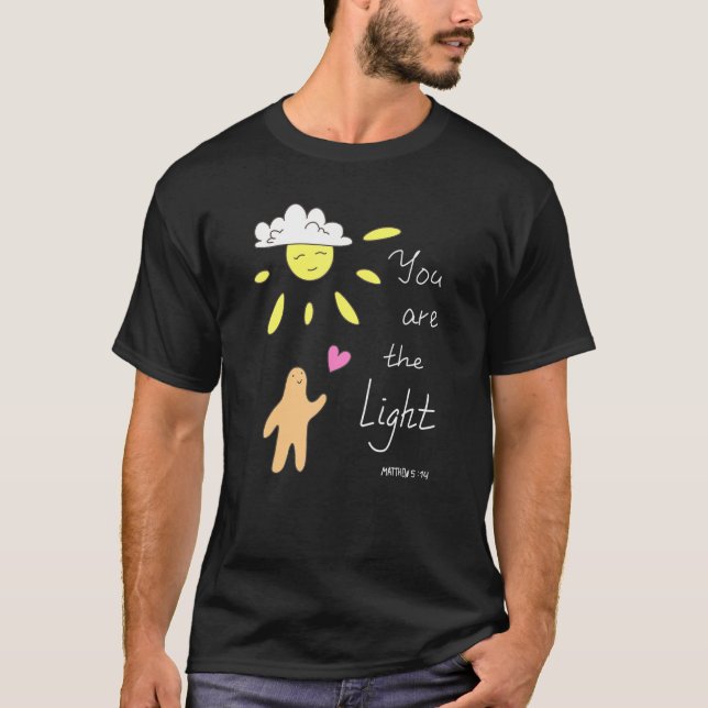T-shirt Citation de la Bible chrétienne Matthew 514 Vous ê (Devant)