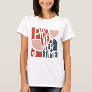 T-shirt Citation de la Saint-Valentin minimale – Prouvée a