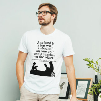 T-shirt Citation de la scolarité classique à domicile du p