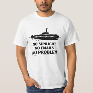 T-shirt Citation de la vie sous-marine sans lumière du sol