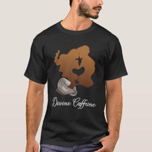 T-shirt Citation de l'âme Divine caféine Twin Flame