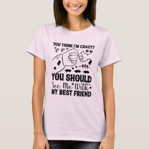 T-shirt Citation de l'ami, Drôle meilleur ami disant, Amit