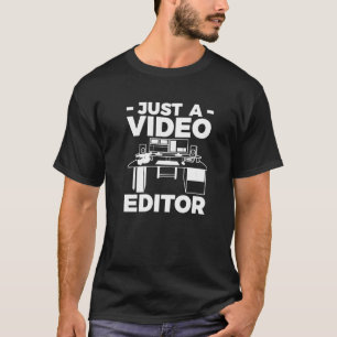 T-shirt Citation de l'Éditeur vidéo pour hommes