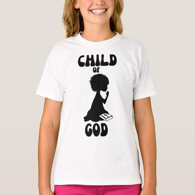 T-shirt Citation de l'enfant de Dieu dans la Bible (Devant)