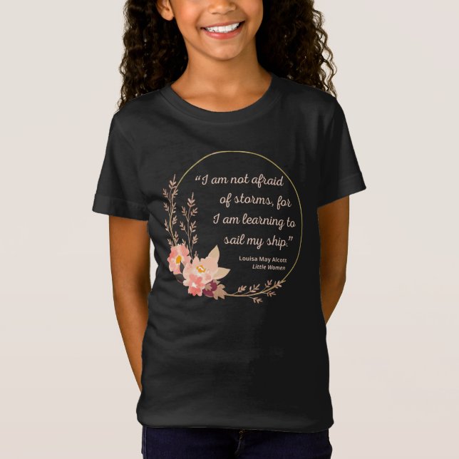 T-Shirt Citation de Little Women I - Style mignon (Devant)